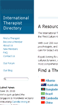 Mobile Screenshot of internationaltherapistdirectory.com